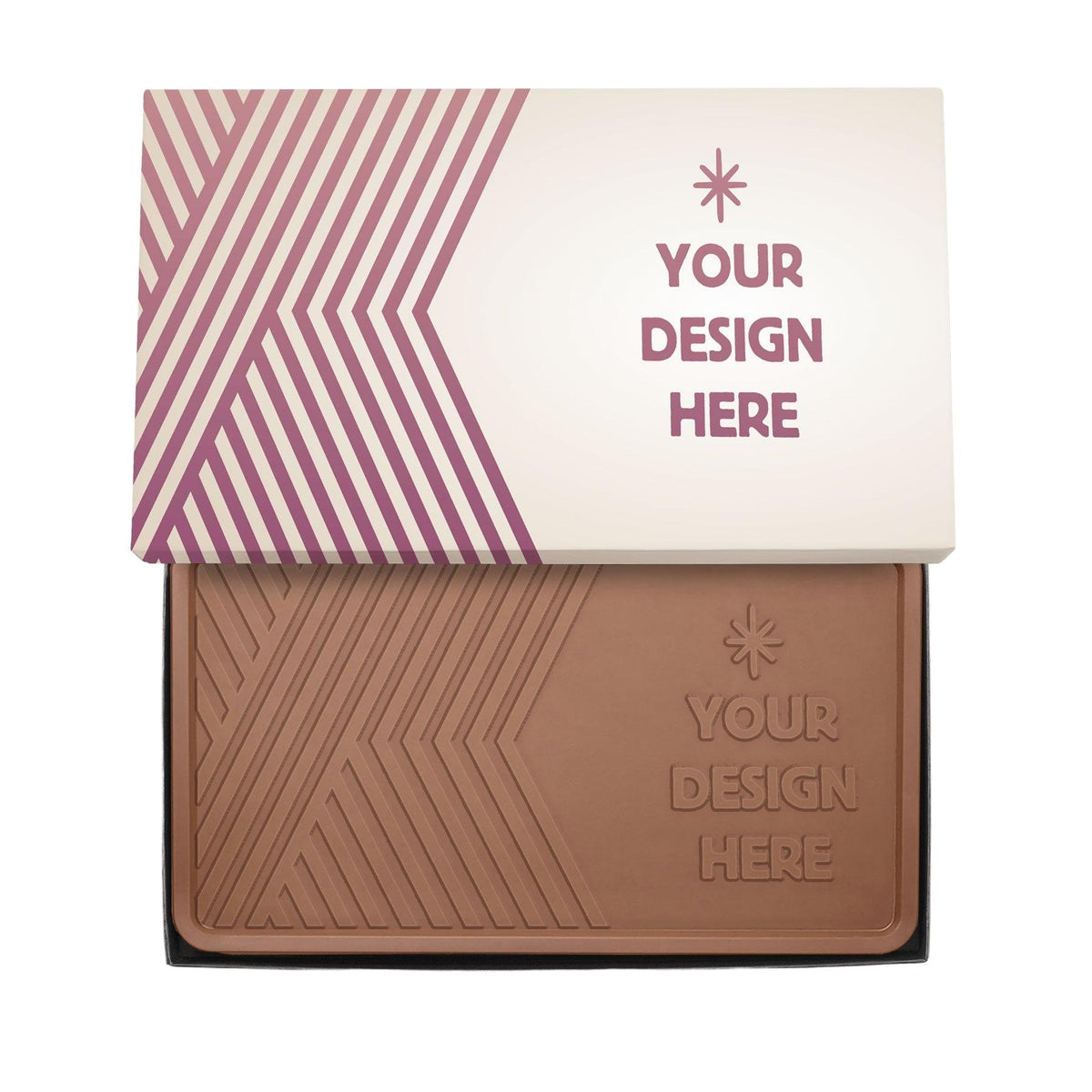 Custom Logo 8oz. Engraved Chocolate Bar – Classic Packaging