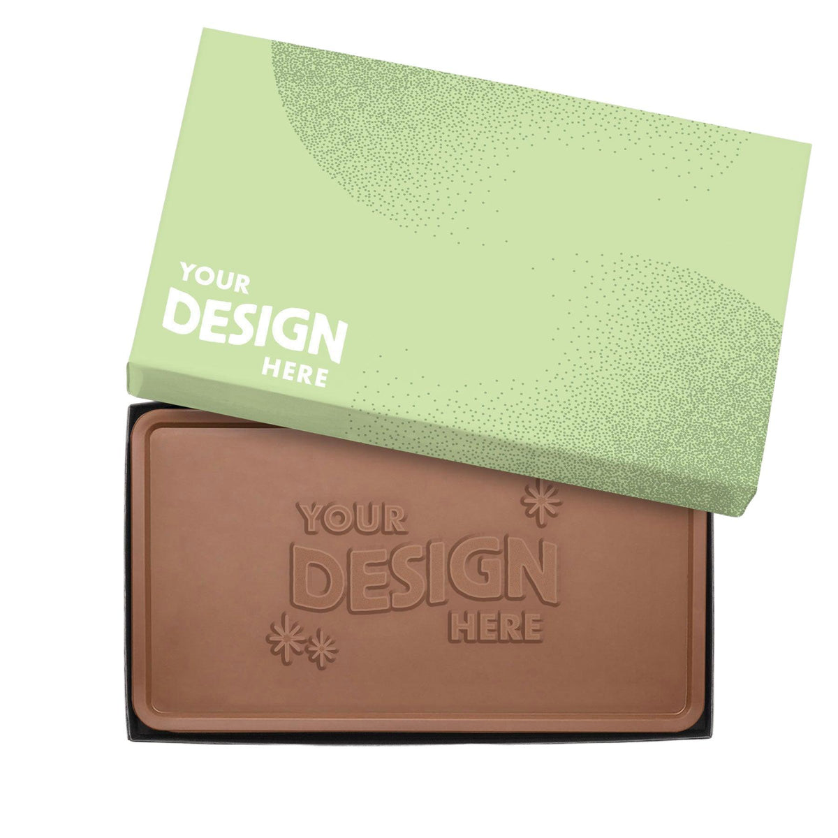 Custom Logo 8oz. Engraved Chocolate Bar – Luxury Packaging
