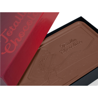 Custom Logo 8oz. Engraved Chocolate Bar – Luxury Packaging