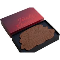Custom Logo 9″x5″ Engraved Custom Chocolate Shape – Luxury Packaging