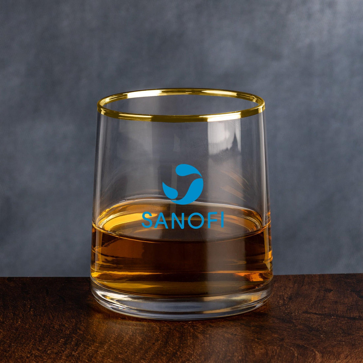Custom Logo Aberfoyle Gold Rim Whiskey Taster - Imprinted