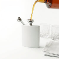 Custom Logo Ace 6.8 oz Stainless Steel Flask