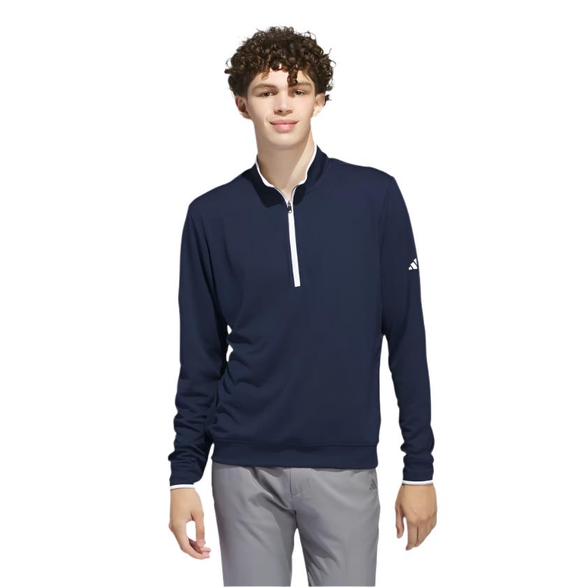 Custom Logo Adidas LightWeight 1/4 Zip Golf Top - Men's