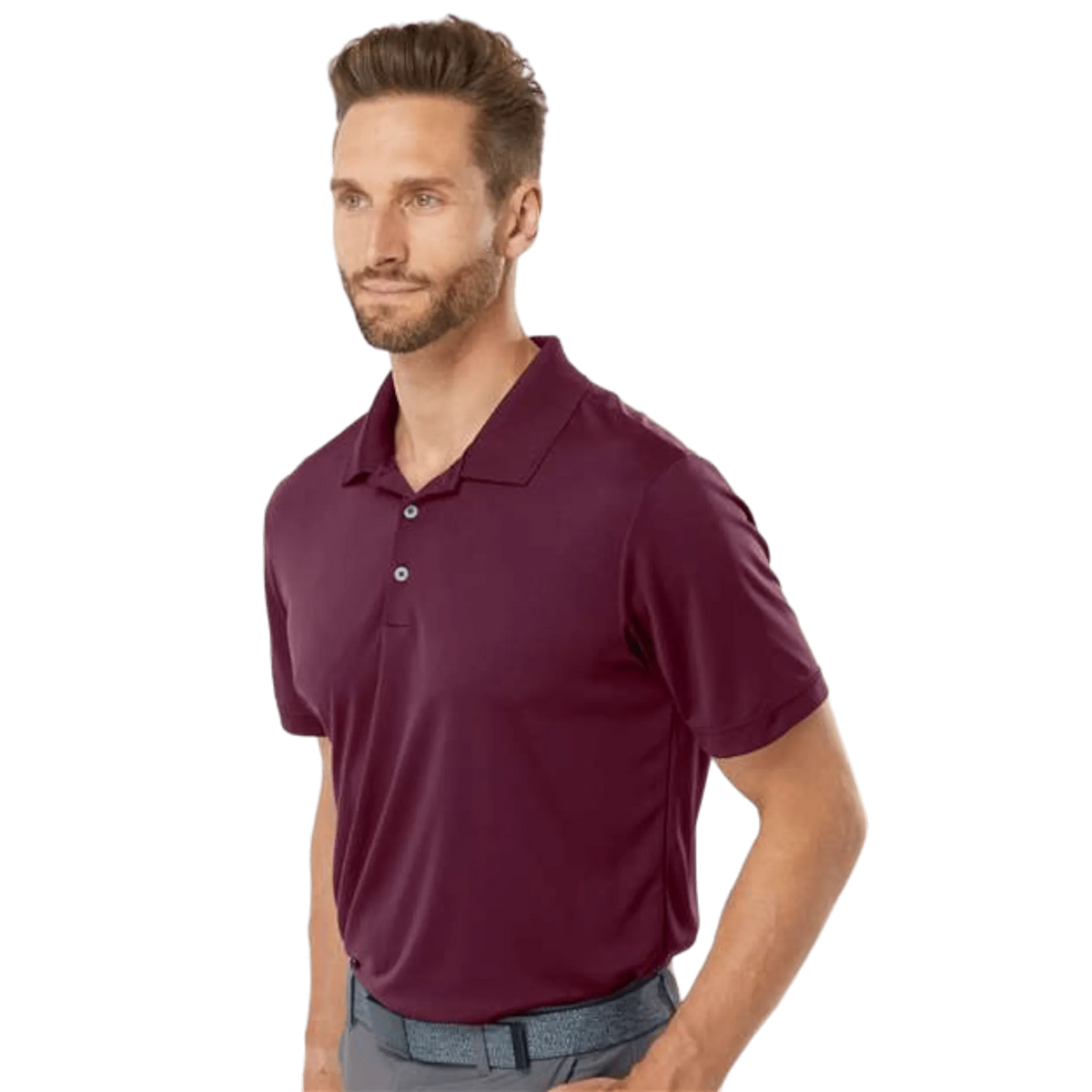Custom Logo Adidas Men's Performance Polo