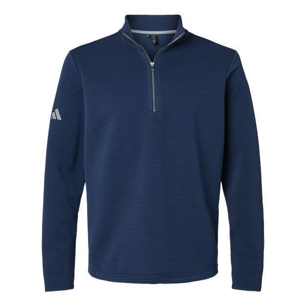 Custom Logo Adidas Men's Spacer Quarter-Zip Pullover