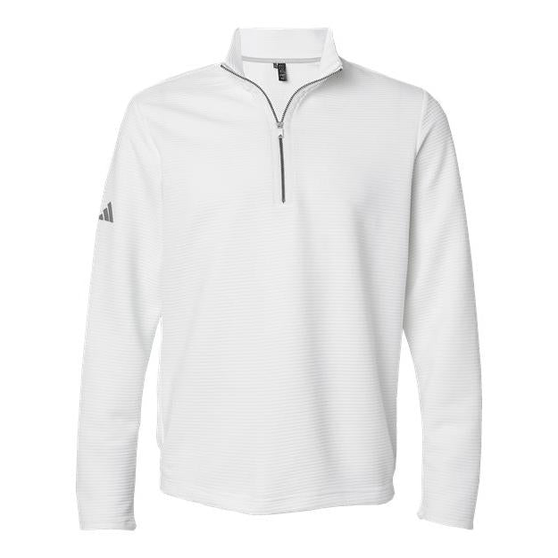Custom Logo Adidas Men's Spacer Quarter-Zip Pullover