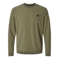 Custom Logo Adidas Men's Terry Crew Neck Sweater