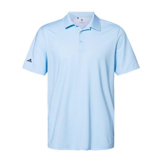 Custom Logo Adidas Men's Ultimate365 Diamond Dot Print Polo