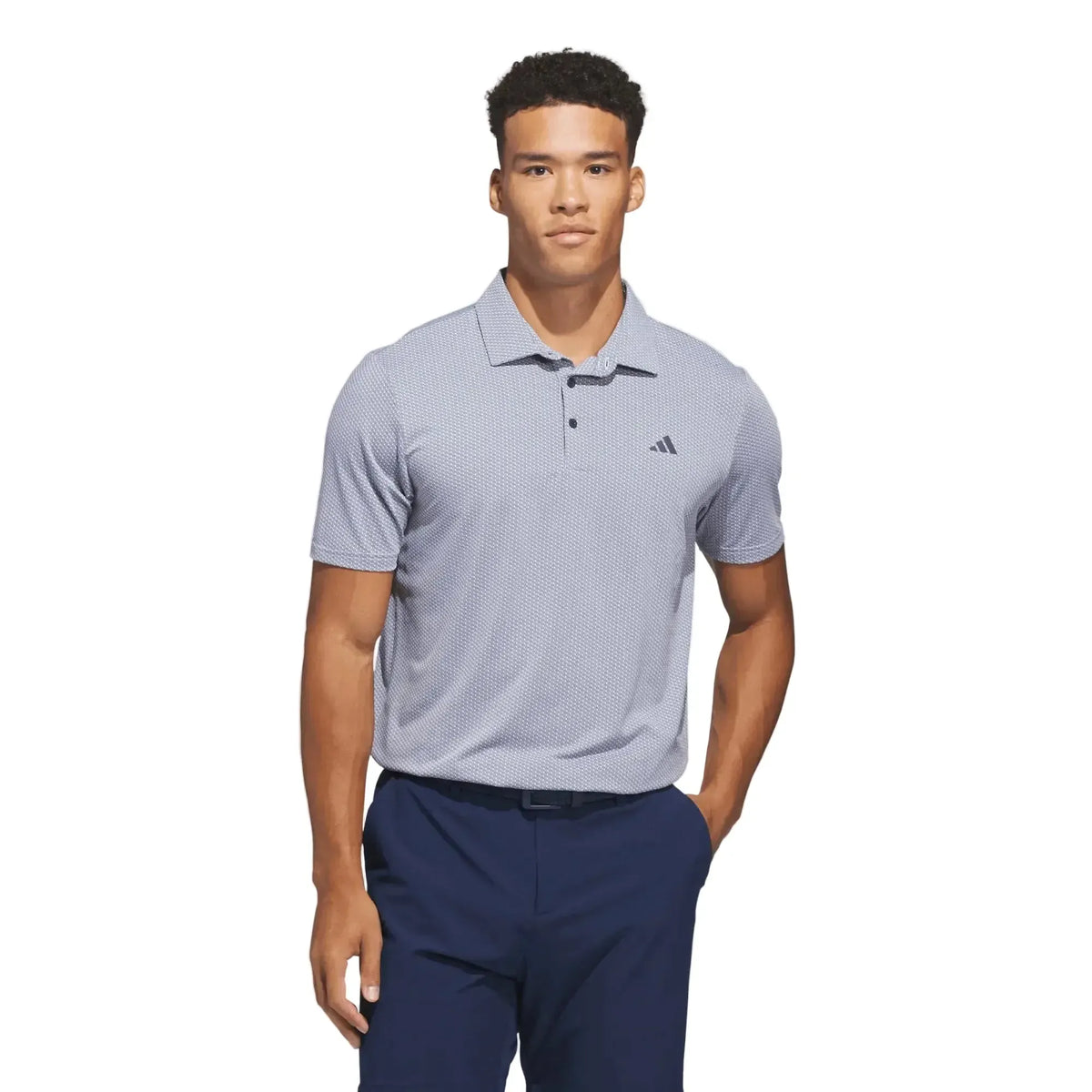 Custom Logo Adidas Performance Textured Men's Polo