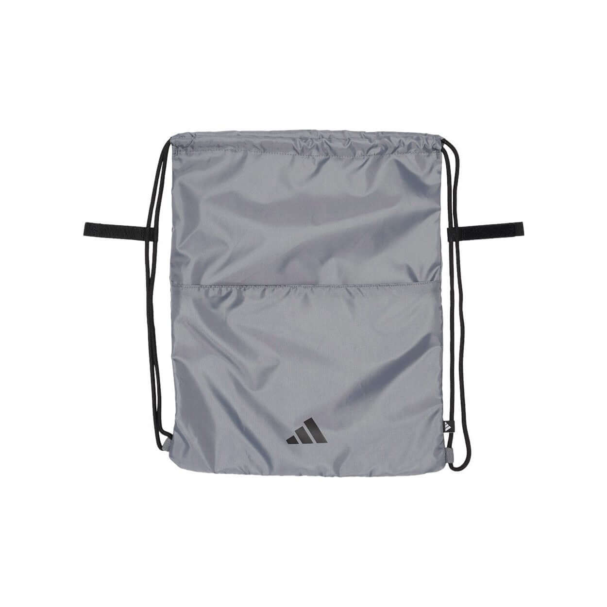 名作　LOGO DRAWSTRING SHOULDER BAG GRAY Custom Logo Adidas Sustainable Drawstring Gym Sack | Canadian Pro