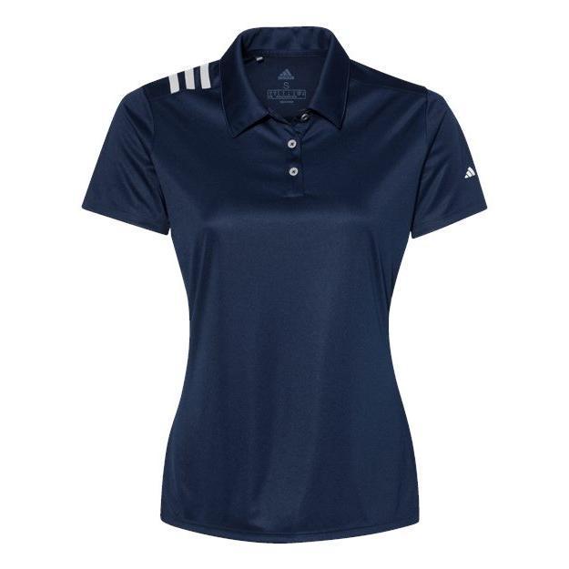 Custom Logo Adidas Women's 3-Stripes Shoulder Polo