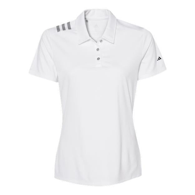 Custom Logo Adidas Women's 3-Stripes Shoulder Polo