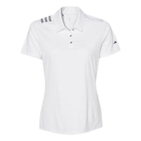 Custom Logo Adidas Women's 3-Stripes Shoulder Polo