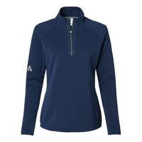 Custom Logo Adidas Women's Spacer Quarter-Zip Pullover