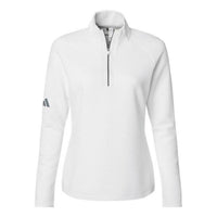 Custom Logo Adidas Women's Spacer Quarter-Zip Pullover