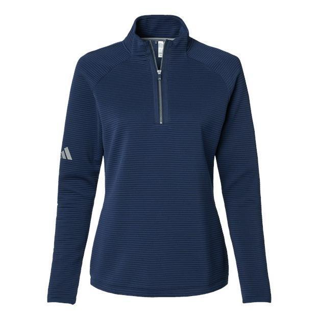 Custom Logo Adidas Women's Spacer Quarter-Zip Pullover