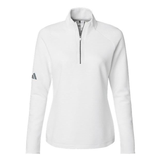 Custom Logo Adidas Women's Spacer Quarter-Zip Pullover