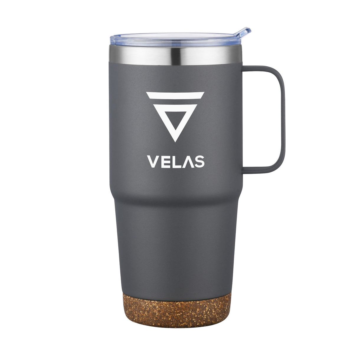 Custom Logo Akira Travel Mug w/Cork Bottom - 24oz