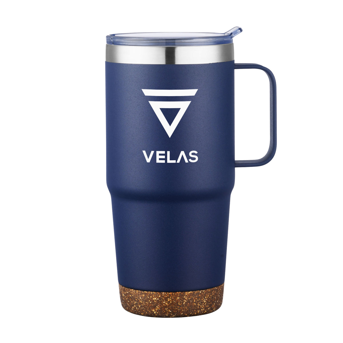 Custom Logo Akira Travel Mug w/Cork Bottom - 24oz