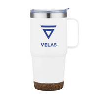 Custom Logo Akira Travel Mug w/Cork Bottom - 24oz