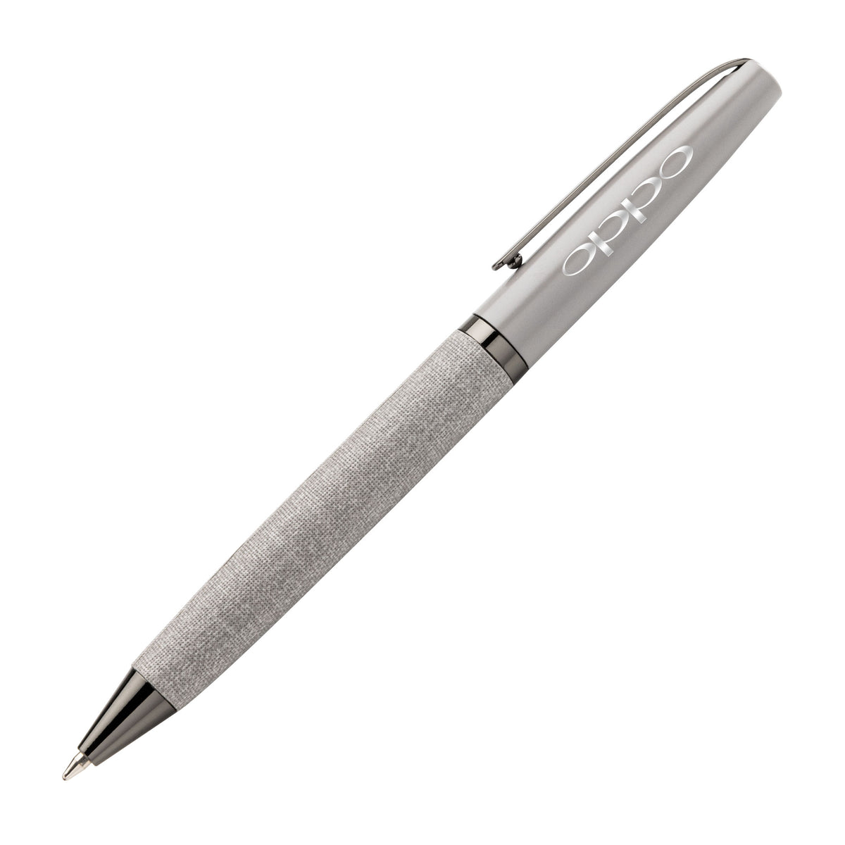 Custom Logo Alethea Textured Metal Pen