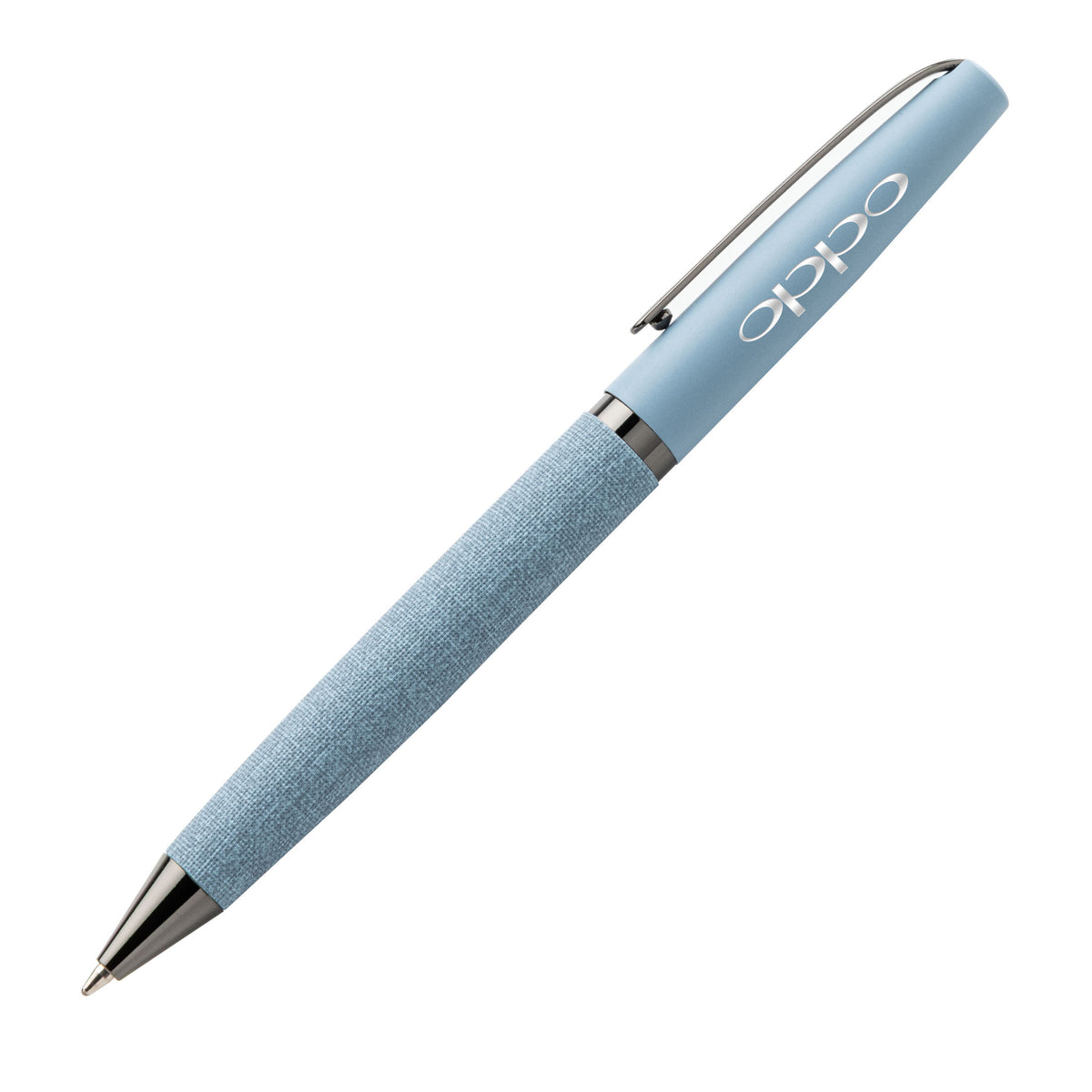 Custom Logo Alethea Textured Metal Pen