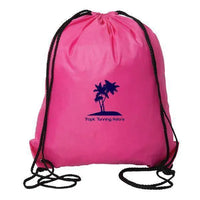 Custom Logo Aloha Drawstring Backpack