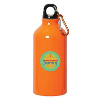 Custom Logo Aluminum Water Bottle With Carabiner 500ML