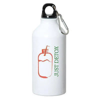 Custom Logo Aluminum Water Bottle With Carabiner 500ML