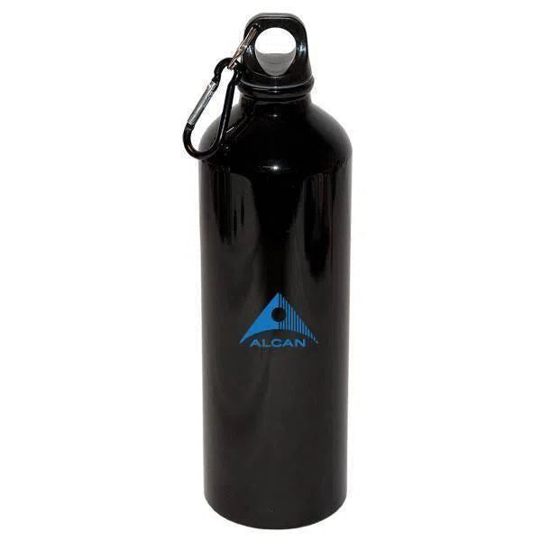 Custom Logo Aluminum Water Bottle With Carabiner 750 ML