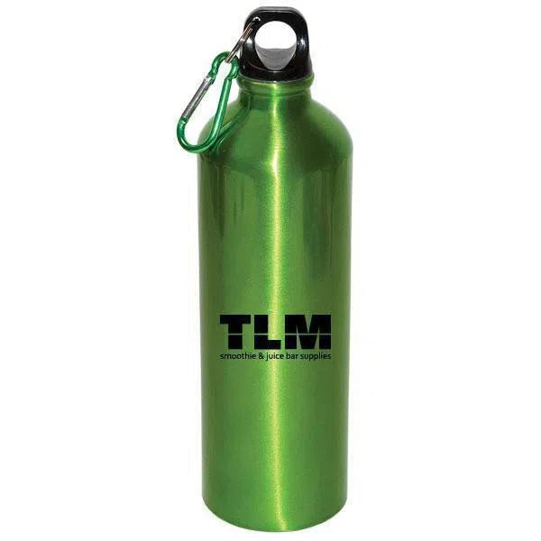 Custom Logo Aluminum Water Bottle With Carabiner 750 ML