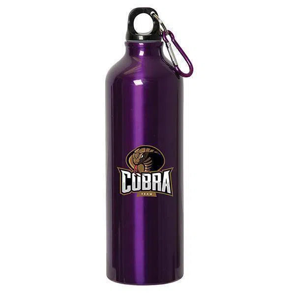 Custom Logo Aluminum Water Bottle With Carabiner 750 ML