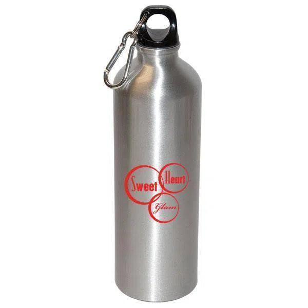 Custom Logo Aluminum Water Bottle With Carabiner 750 ML