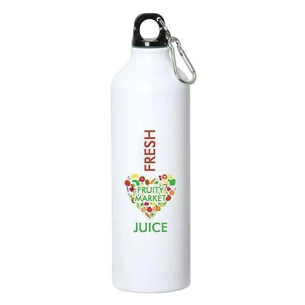 Custom Logo Aluminum Water Bottle With Carabiner 750 ML