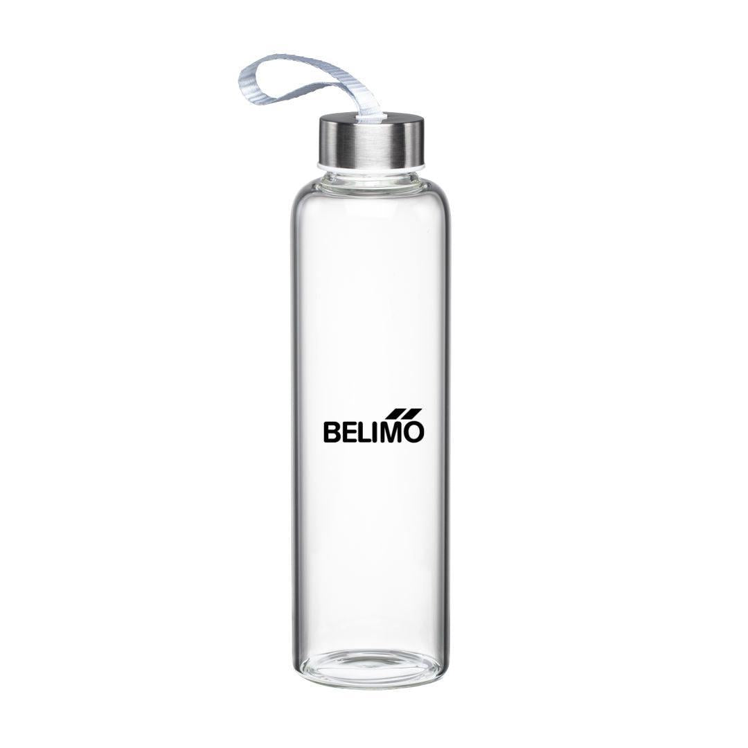 Custom Logo Alva Glass Bottle - 17oz