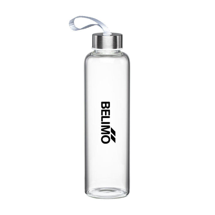 Custom Logo Alva Glass Bottle - 17oz