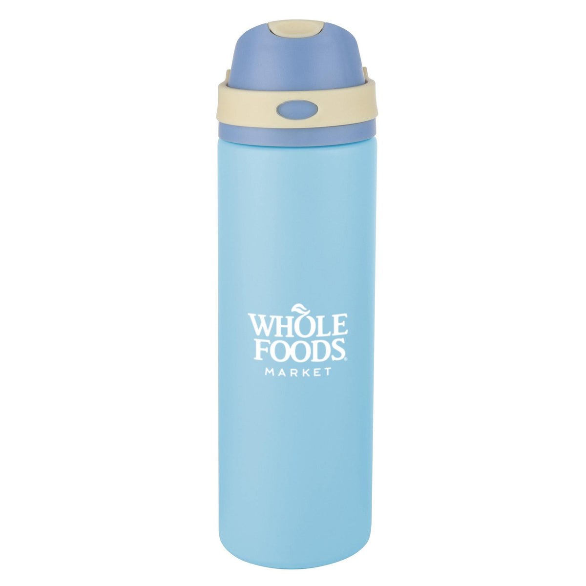 Custom Logo Babine Silicone Bottle w/Chug & Straw Lid - 24oz