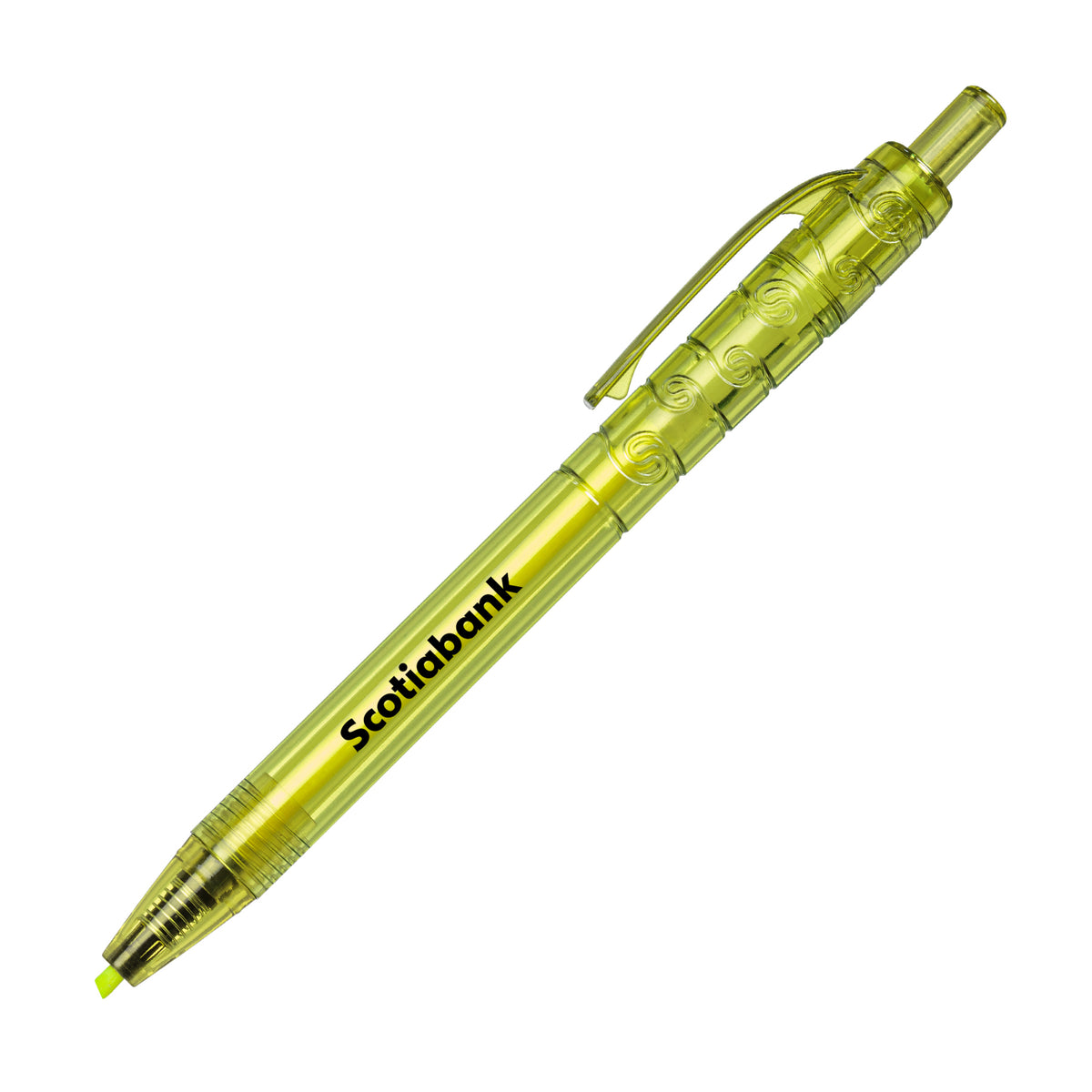 Custom Logo Bali Recyled Plastic Highlighter