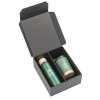 Custom Logo Bambus Bottle & Tumbler Gift Set