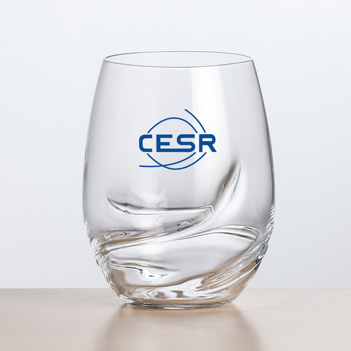 Custom Logo Bartolo Stemless Wine - Imprinted