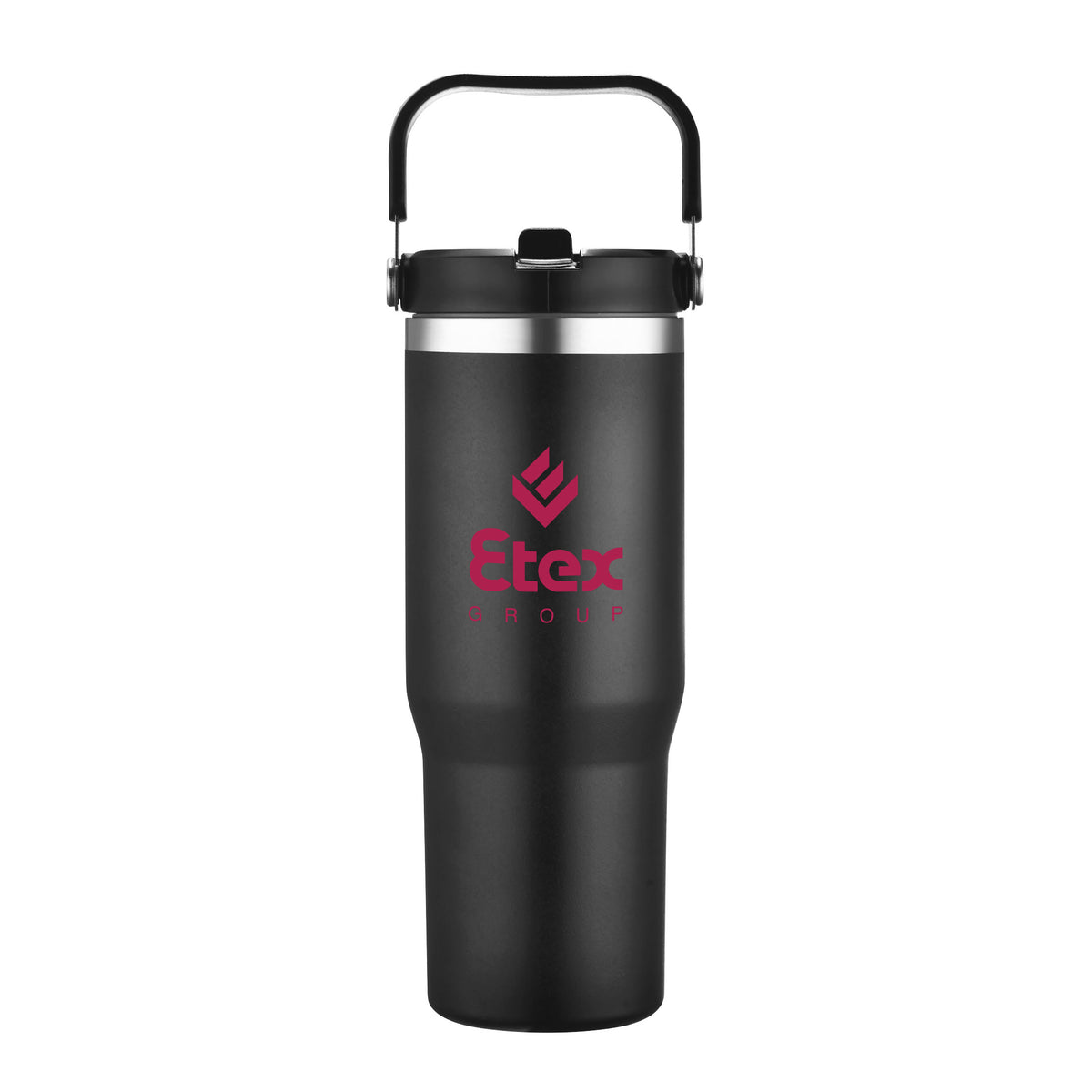Custom Logo Belinda Vacuum Travel Mug w/ Carrier - 30oz