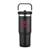 Custom Logo Belinda Vacuum Travel Mug w/ Carrier - 30oz