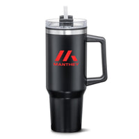 Custom Logo Benidorm Handle Travel Mug w/Straw - 40oz