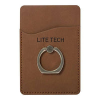 Custom Logo Berksby Ring Smartphone Holder/Wallet