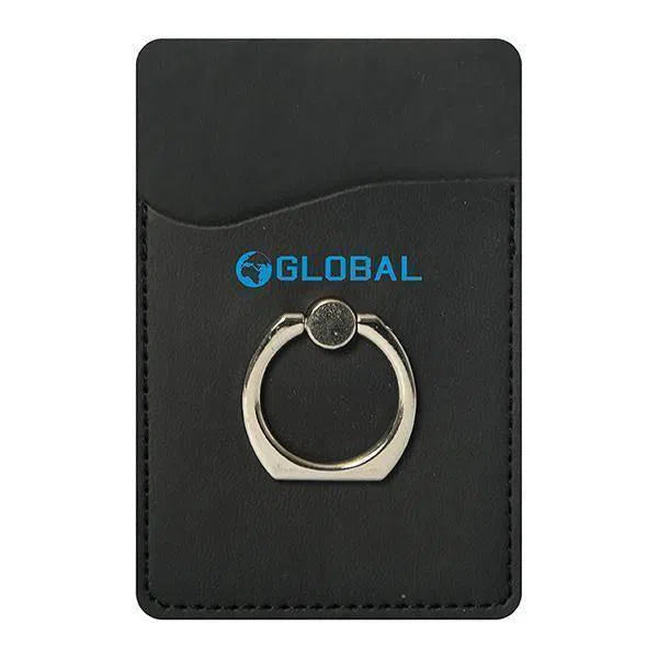 Custom Logo Berksby Ring Smartphone Holder/Wallet