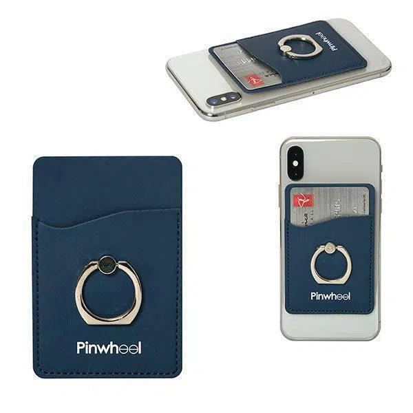 Custom Logo Berksby Ring Smartphone Holder/Wallet