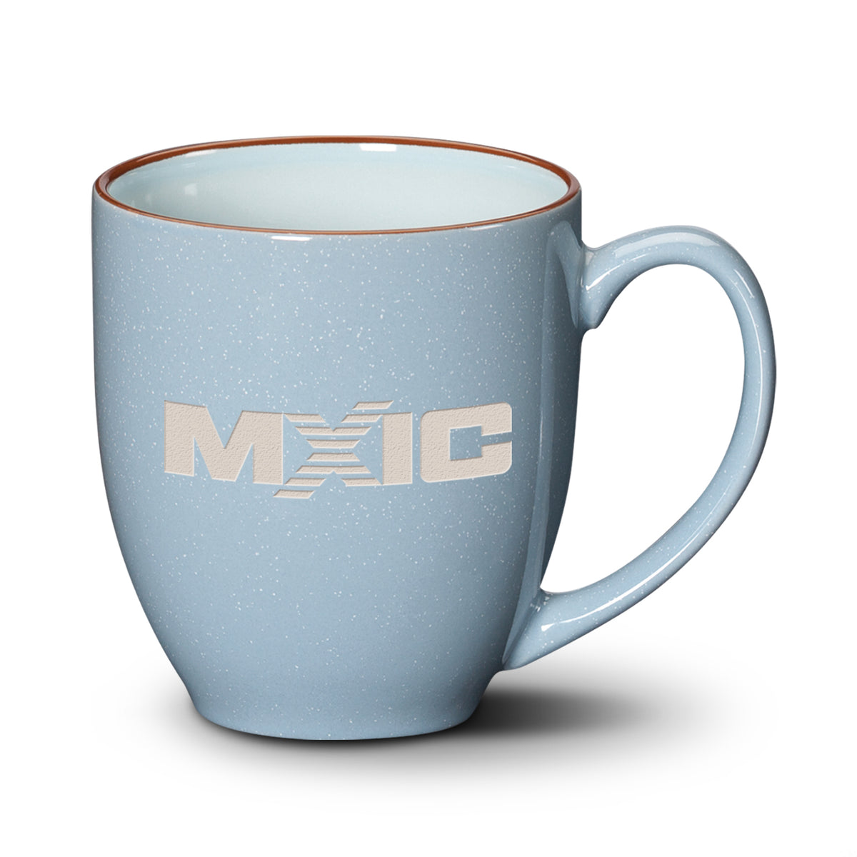 Custom Logo Bistro 3-Tone Mug - 16oz - Deep Etch