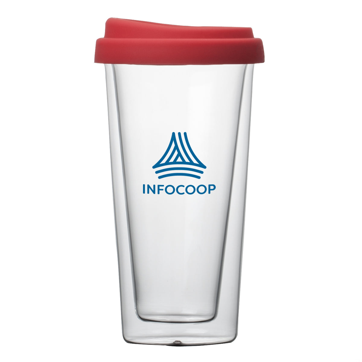 Custom Logo Borosilicate™ Doppio Tumbler - 13oz