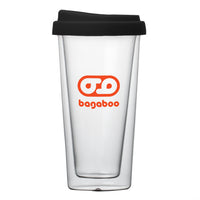 Custom Logo Borosilicate™ Doppio Tumbler - 13oz