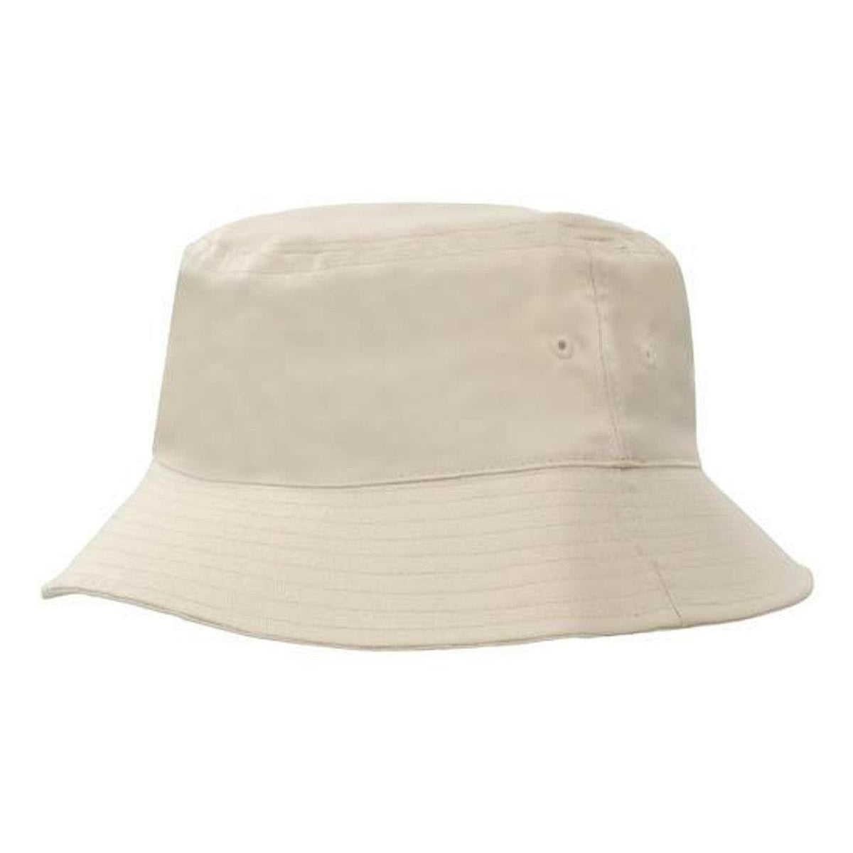 Custom Logo Breathable Poly Twill Bucket Hat